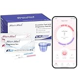 MOMMED Kit per test di ovulazione HCG15-LH40, 15 test di gravidanza e 40 strisce reattive per l'ovulazione con 55 coppette per urina Test di gravidanza precoce affidabile e veloce