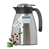 Blumtal caraffa Termica 1 litro - Thermos Acqua Calda Senza BPA con Sistema di Chiusura Quick Tip - caraffa Termica caffè e tè a Prova di perdite per Un Isolamento di Lunga Durata - Thermos 1l acciao