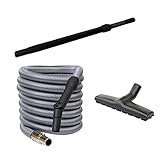 Kit accessori standard per aspirapolvere centralizzato con tubo tradizionale mt 7 (7 metri)