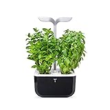 Véritable Orto da interno Exky® SMART (Soft Black) - Prodotto in Francia - Giardino intelligente compatto e autonomo con tecnologia ADAPT 'LIGHT - Fornito con 2 Lingots®