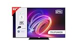 TELEFUNKEN 2025 Smart TV 65' Ultra HD TE65750B46I2PZ, TiVo TV LED 65 Pollici, Compatibile con Alexa e Google Assistant, DVB-I, Digitale DVB-T2, Dolby Vision, HDR10
