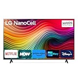 LG NanoCell 55'', Serie 81 2024, 55NANO81T6A, Smart TV 4K, Processore α5 Gen7, 20W, 3 HDMI, Filmmaker Mode, Game Optimizer, Alexa, Wi-Fi, webOS 24, Telecomando puntatore