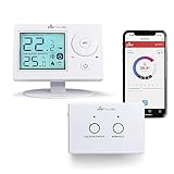 Plikc - Termostato ambiente digitale SKI 2 RFW (Bianco Wifi Wireless)