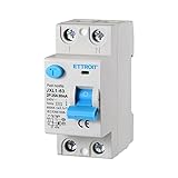 Interruttore Differenziale Puro 2P 25A 6kA 30mA 220V Salvavita Differenziale Occupa 2 Moduli DIN