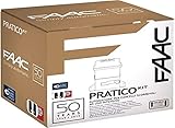 Faac Pratico Kit 746 230V Automazione Cancello Scorrevole Uso Intensivo Peso Max 600 kg 10564944 Cremagliera Hiltron Completa di Bulloni (Barra per 4 Metri con 12 bulloni)