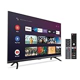 Strong - Smart TV 40″ (100 cm) Full HD SRT40FD5553 - con Android TV - Immagini eccezionali - Triplo sintonizzatore - 3 porte HDMI (1 ARC) + 2 porte USB + AV + presa antenna/satellitare - Nero