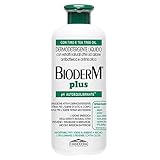 Bioderm Plus Dermodetergente Antibatterico Arricchito con Timo e Tea Tree Oil 500 ML - Detergente Intimo - Delicato per il Corpo per Adulti, Anziani, Incontinenti e Disabili