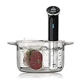 Laica Svc107 Sous Vide Termocircolatore a Immersione per Cottura Sottovuoto a Bassa Temperatura, Attivazione a Sfioro