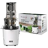 kuvings Estrattore | REVO830 | Spremiagrumi lento | Doppia apertura di riempimento | sistema di taglio automatico | Include set di filtri per frullati e sorbetti | Bianco opaco_KSP-2478CE