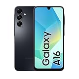 Samsung Galaxy A16, 3 anni di Garanzia del produttore, Android 14, Display Super AMOLED 6.7' FHD+, 4GB RAM, 128GB, Batteria 5.000 mAh, IP54, memoria espandibile, Black [Versione Italiana]