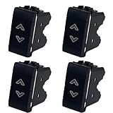 Voltix Set di 4 Interruttori Doppio Pulsante Compatibili con Bticino per Tapparelle Elettriche Interruttore Compatibile con Bticino Living Light e Living International (4 Pezzi Doppio Pulsante)