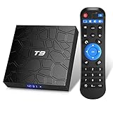 TUREWELL Android 9.0 TV BOX 2GB RAM/16GB ROM Support 2.4/5.0Ghz WiFi BT4.0 RK3318 Quad-Core 4K 3D HD DLNA Smart TV BOX