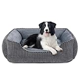 JOEJOY Cuccia Cane Interno, Cuccia per Cani Taglia Grande e Media, Cuscino per Cani Lavabile, Letto Cane Morbido Confortevole, 76x61x23cm