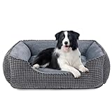 JOEJOY Cuccia Cane Interno, Cuccia per Cani Soffice Lavabile Letto per Cani, Cuccia Cane Interno Taglia Grande e Media, Cuccia Gatto e Cane(76x61x23cm)