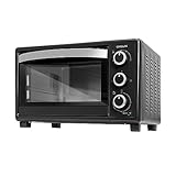 Cecotec Forno da tavolo Bake&Toast 2300 Black, 23 l, potenza 1500 W, fino a 230 °C, 3 modalità di riscaldamento: grill, calore base, e combinato, sportello con doppia vetro, timer 60 min, vassoio