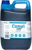 CAMPI Blue 5L - Liquido sanitario e additivo per toilette da campeggio – Chimico WC per toilette – Per serbatoio di scarico di camper e roulotte