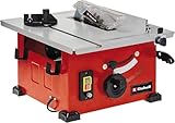 Einhell TC-TS 210 Sega circolare da banco (230-240 V,1200 W, giri al min. 4800, lama Ø210 x ø30-24 denti, taglio max 45 mm, piano 525 x 440 mm, guida parallela ed angolare)
