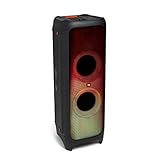 JBL PartyBox 1000, Speaker Bluetooth con Giochi di Luce ideale per Feste, Braccialetto con Controllo Gestuale, Ingresso per Microfono e Chitarra, Nero