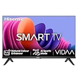 Hisense TV 32' HD Ready 32A4N, Smart TV VIDAA U7, Game Mode, Works with Alexa, Tuner DVB-T2/S2 HEVC 10, lativù, 32'', 2024 LED