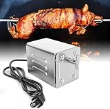 Yontwe SP-S40 15W 60KG/132LBS Motore Elettrico per Barbecue in Acciaio Inox, 2.7 RPM Motore Professionale per Barbecue, Pollo, Maiale, Capra alla griglia all'aperto