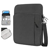 Dadanism 9-11' Tablet Borsa Portatile con Tracolla per iPad (A16) 11', iPad Air M4/M3/Pro M5/M4 11', iPad 10a Gen/Air 5 10,9', iPad 9/8/7a Gen 10,2', Galaxy Tab A11+ 11', Tab M11 11', Nero Grigio