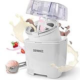Duronic IM540 Macchina per gelati 1.5 L - Gelatiera ad accumulo – Ciotola inclusa - Ideale per sorbetti Frozen yogurt e gelato artigianale fatto in casa