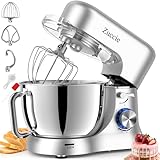 Impastatrice Planetaria, Zuccie 1000W Robot da Cucina Multifunzione, 5L 8 Velocità Impastatrice Professionale con Frusta, Gancio per Impastare, Frusta per Dolci, Ciotola di Acciaio Inossidabile