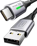 INIU Cavo USB Type-C, Cavo USB [2m] 3,1A QC 3,0 Tipo C Cavo Type C Rapida, Lega Intrecciato in Nylon Cavo USB Type C compatibili con iPhone 17 16 Pro Max, Samsung S25 24 Ultra, Xiaomi iPad ECC.