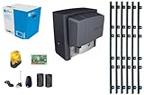 KIT CAME U2313 BX-78 230V AUTOMAZIONE CANCELLO SCORREVOLE 800KG 6 MT CREMAGLIERA