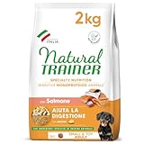 Trainer Sensitive No Gluten Smalltoy Adult Con Salmone E Cereali Integrali, Agnello, 2 kg
