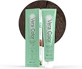Vera Color - Biondo Cenere 7.1 - Colorazione Professionale Long Lasting in Crema Senza ammoniaca con Cheratina Vegetale, Aloe Vera e Bacche di Goji - Copertura Totale dei Capelli Bianchi - 100ml