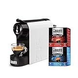 Bialetti Gioia, Macchina Caffè Espresso Incluse 32 Capsule, Funziona esclusivamente con Capsule, Bianco