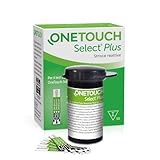 OneTouch Select® Plus Strisce reattive per 50 test glicemici per l’automonitoraggio della glicemia I 1 confezione contenente 50 strisce reattive