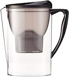 Amazon Basics Caraffa filtrante per l'acqua, 2,3 litri, nero