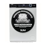 Haier I-Pro Serie 7 Lavatrice Slim 8 Kg, Libera Installazione, Carica Frontale, Classe A, 1400 Giri, 14 Programmi, Motore Direct Motion, Programma Refresh, 60 x 55 x 85 cm, Bianca - HW80-B14979
