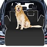 HoneyGuaridan Coprisedile Auto per Cani - Protezione Bagagliaio Auto Universale Impermeabile & Antiscivolo & AntiGraffio; Telo Auto per Cani 4 Strati con Protezione Lati e Paraurti, Facile da Pulire