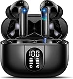 2026 Cuffie Bluetooth 5.4, Auricolari Bluetooth Stereo HiFi Con 4 ENC Microfoni Anti-Rumore, Impermeabili IP7 Cuffie Senza Fili, Durata 50 Ore Cuffiette In Ear, LED-Display, Cuffiette Touch Control