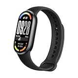 XIAOMI Smart Band 10 Bracciale Fitness, smartwatch, autonomia di 21 gg, ricarica rapida, 150+ modalità sportive, monitoraggio benessere e sonno, HyperOS 2.0, resistenza all'acqua 5 ATM, Bussola, Nero