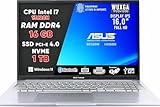 ASUS VivoBook Pc Portatile, Notebook i7 13620H, 16GB RAM DDR4, SSD 1TB, DISPLAY IPS WUXGA 16,0' FULL HD, Computer Portatile, Laptop con Tastiera Retroilluminata, Fingerprint, 16' - Garanzia 3 Anni