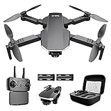 Tech RC Drone HD 1080P con borsa trasporto, 2 batterie, 26 min volo, WiFi, foto live video