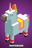 Notebook: 3d Rendering Of A Cute Lowpoly Unicorn Funny Motif Wit , Journal for Writing, College Ruled Size 6' x 9', 110 Pages