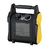 Stak Generatore d’Aria Calda 5kW – Riscaldatore Ceramico Portatile con Ventola, 2 Velocità, Termostato di Sicurezza – Asciuga Intonaci e riscalda