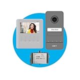 Came Kit videocitofonico monofamiliare include videocitofono PLX V con display LCD da 5” bianco versione per audiolesi, targa esterna LHS V/01 con un pulsante di chiamata e convertitore di tensione