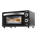 Cecotec Forno da tavolo Bake&Toast 1090 Black, 10 l, 1000 W, timer 60 min, temperatura regolabile fino a 230 °C, teglia, griglia e manico con pinze.