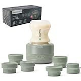 Nuvita 1166 Warm70 Scaldabiberon Portatile Senza Fili 70°C – Ricaricabile USB, Compatibile Universale, 5 Livelli di Temperatura Fino a 70°C, Riscaldamento Rapido 2,5 Min, Mantiene Caldo 6 Ore