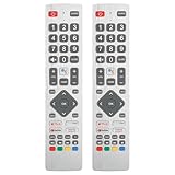 2 PZ Telecomando SHWRMC0133 IR Compatibile con Sharp Aquos TV 40BL2EA 40BL3EA 50BL2EA 24BI2EA 32BI2EA Sostituzione Controllore con NETFLIX PrimeVideo YouTube Google Play Pulsanti (NO Funzione Vocale)