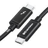 Cable Matters [Certificato Intel] 40G Cavo Thunderbolt 3 (Cavo Thunderbolt 3 USB C) Colore Nero 0,8m, 8K@30Hz/4K@120Hz, supporta Ricarica 100W
