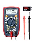 AstroAI Tester Elettricista 2000 Conteggi, Multimetro Digitale Professionale, Voltmetro, Tester Digitale, Misuratore di Corrente DC, Tensione AC/DC, Resistenza, Continuità e Test Diodi