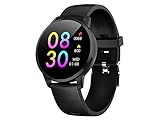 Trevi T-FIT 220 HB Smart Fitness Band Bracciale Cardio, Monitoraggio Sonno e Attività Fisica, Tecnologia PPG, Resistente All’Acqua IP67, Bluetooth, Batteria Ricaricabile, Nero