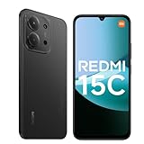 XIAOMI Redmi 15C Cellulare Smartphone - 4GB/256GB, 6.9' 50MP 120Hz, Dual SIM 4G, 6000mAh Midnight Black